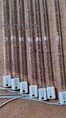 2000w Infrared Heat Tube Medium Wave Infrared Heating Lamp