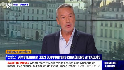 ÉDITO - Supporters israéliens agressés à Amsterdam: "Gaza n'a rien à voir avec un match de foot"