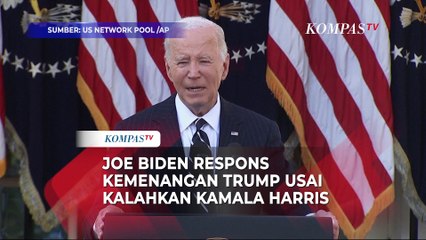 Joe Biden Respons Kemenangan Donald Trump usai Kalahkan Kamala Harris