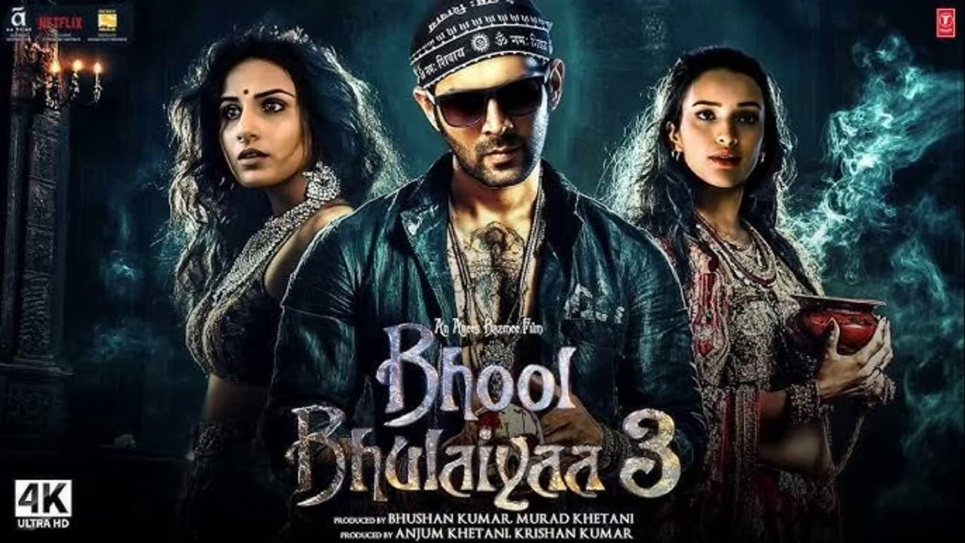 Bhool Bhulaiyaa 3 2024 New Released Bollywood Super Hit Movie in 4K Kartik Aaryan Vidya Balan