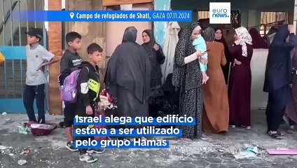 Ataque israelita contra escola da UNRWA em Gaza faz pelo menos 14 mortos