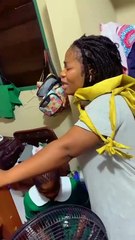 Auntie lifts up her niece in prayer as she embarks on her nursing school journey.