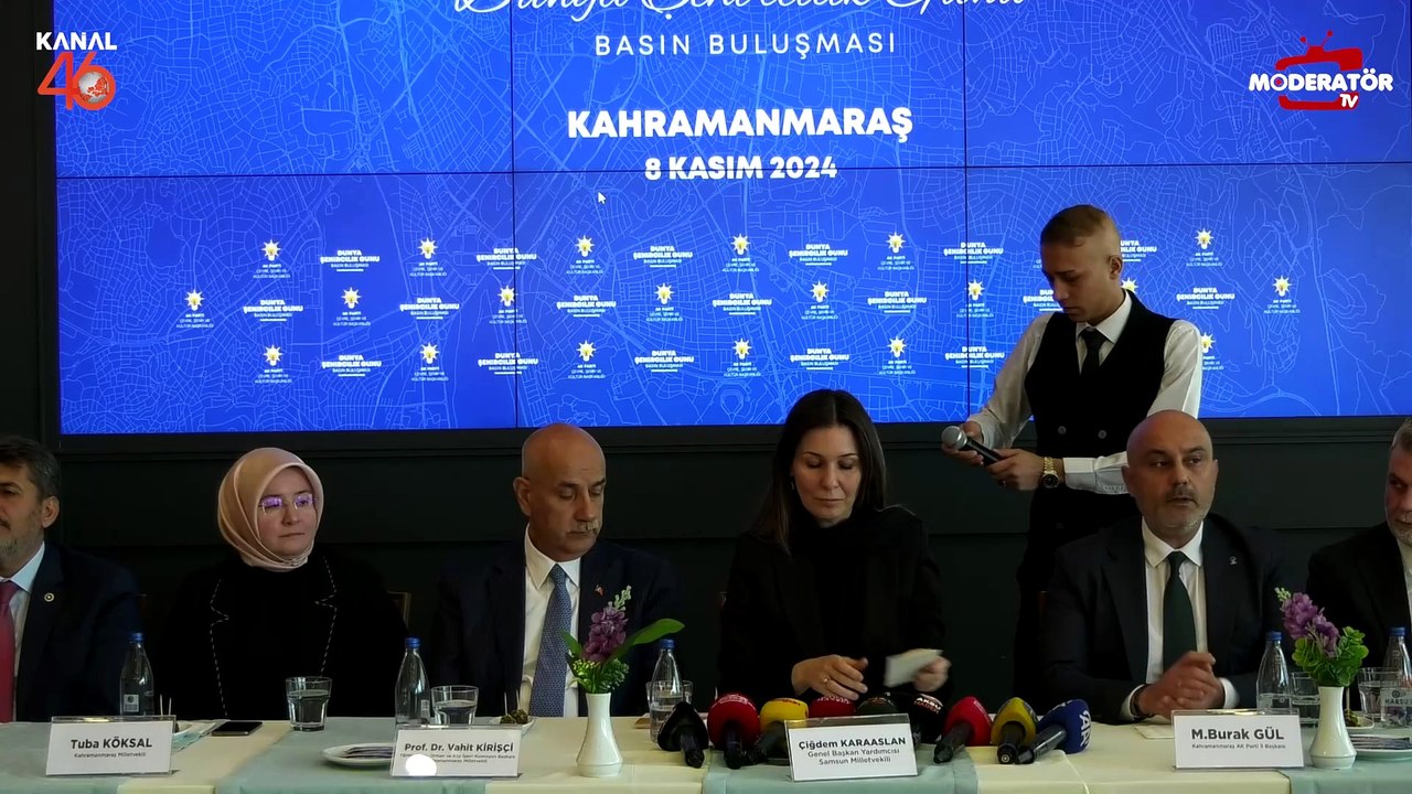 AK Parti'nin Kahramanmaraş'ta basınla buluşması