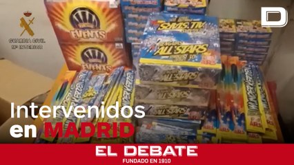 Intervenidos más de 240.000 productos de artificios pirotécnicos en 28 localidades de Madrid
