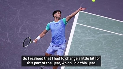 Alcaraz bringing new approach to ATP Finals