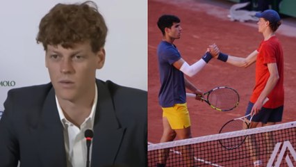 Tennis - ATP Finals 2024 - Jannik Sinner : “Carlos Alcaraz ? It's tough to talk about rivalry”.