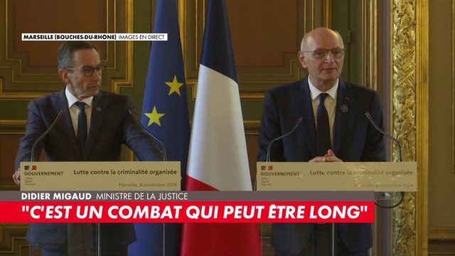 Didier Migaud : «Nous ne céderons pas face à la criminalité organisée»
