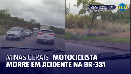 Acidente entre carro e moto mata motociclista na BR-381