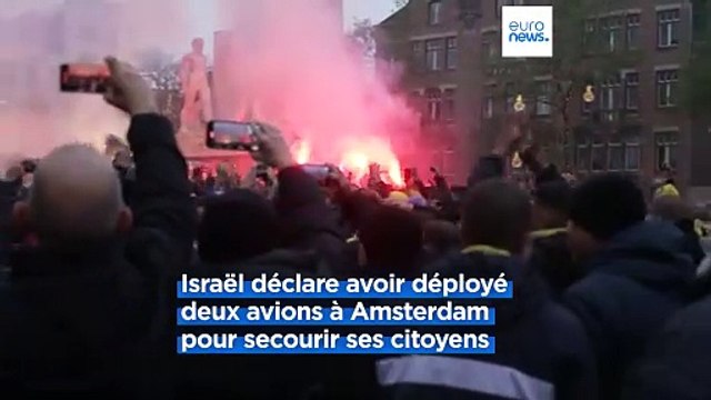Amsterdam : violents incidents entre supporters lors d'un match entre l'Ajax et le Maccabi Tel-Aviv