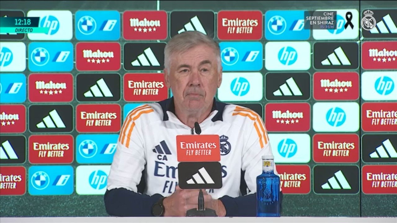 RUEDA de PRENSA COMPLETA de CARLO ANCELOTTI previa al REAL MADRID vs OSASUNA