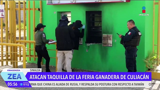 Atacan la taquilla de la Feria Ganadera de Culiacán, Sinaloa