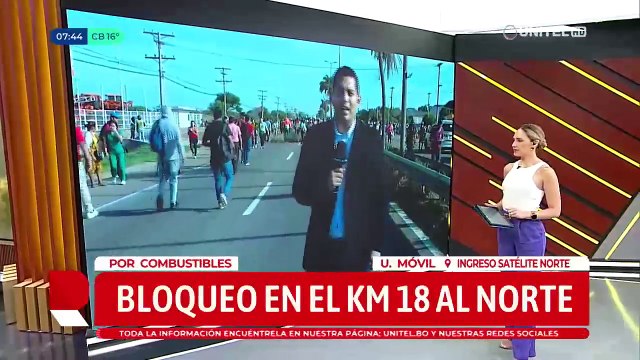 Mototaxistas instalan bloqueo indefinido en la carretera a Santa Cruz de la Sierra-Warnes en reclamo por combustible