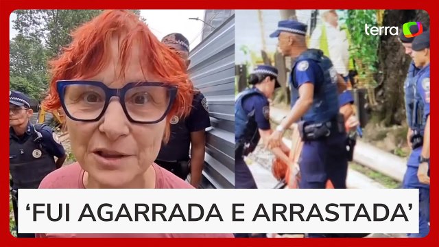 Vereadora eleita é arrastada por guardas municipais em protesto contra derrubada de árvores em SP