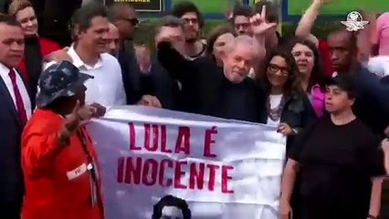Lula da Silva ya está libre, tras 19 meses en prisión