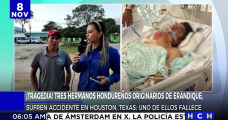 ¡Tragedia! Tres hermanos lempirenses se accidentan en EEUU; uno de ellos falleció