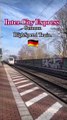 SATISFYING AND SMOOTH RUNNING SOUND OF ICE HIGH SPEED TRAIN OF GERMANY 🇩🇪 SHORT _shorts _germany(360P)