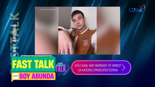 FAST TALK Fast Talk with Boy Abunda: Ken Chan, may warrant of arrest sa kasong ESTAFA! (Episode 464)