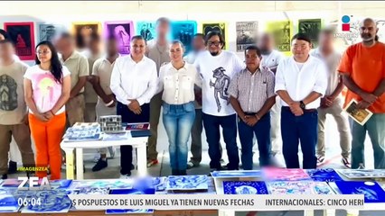 Internos del Centro Penitenciario de Etla presentan exposición artística
