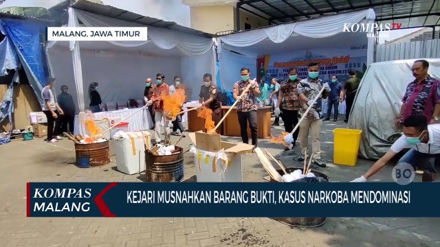 Kejari Musnahkan Barang Bukti, Kasus Narkoba Mendominasi