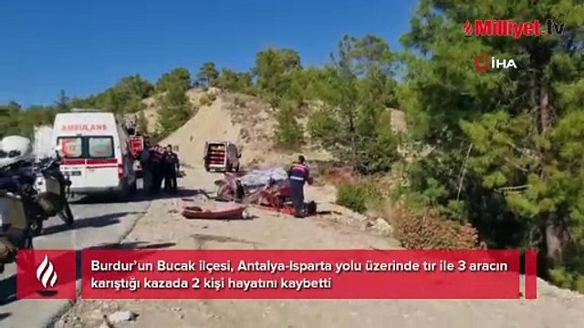 Antalya-Isparta yolunda feci kaza: 2 ölü, 6 ağır yaralı