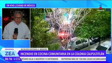 Corto circuito provoca incendio en una cocina comunitaria en la GAM, CDMX