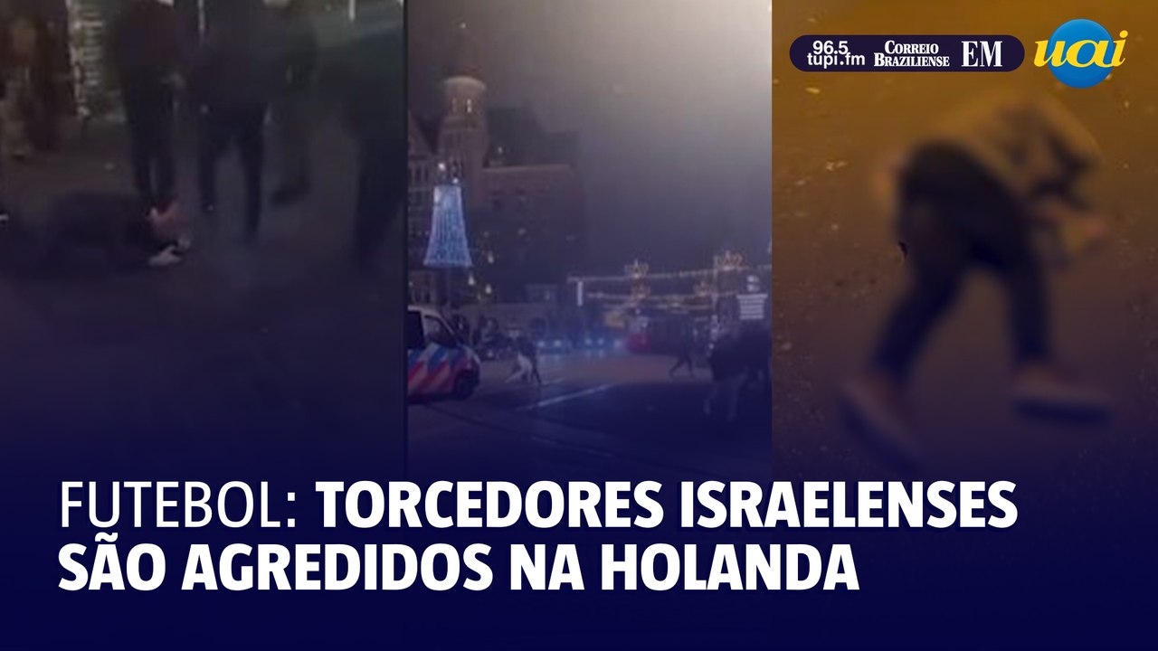 Torcedores do Maccabi Tel Aviv-ISR são agredidos nas ruas de Amsterdã