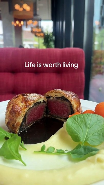 When the Beef Wellington hits the table >>>