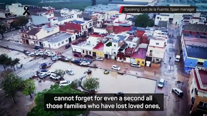 Spain will keep flood victims in their hearts - De la Fuente