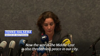 Amsterdam violence an 'explosion' of anti-Semitism, says city's mayor