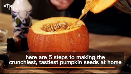 These Roasted Pumpkin Seeds Might Just Be The Perfect Snack for the Fall