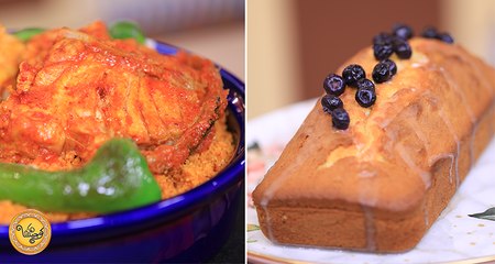 Couscous tunisien au poisson, cake au citron - koujinetna haka 4 Ep 05