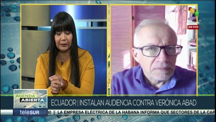 Ecuador instalan audiencia contra Verónica Abad
