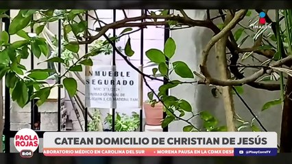 Catean el domicilio de Christian de Jesús, joven que agredió a Melanie