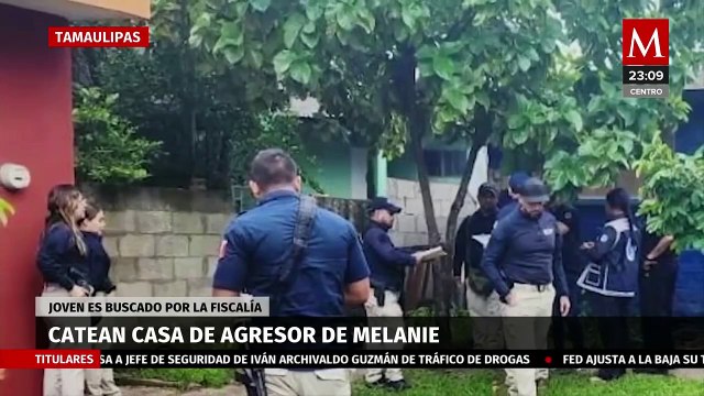 La FGJ de Tamaulipas cateó y aseguró la vivienda de Christian de Jesús, agresor de la joven Melanie