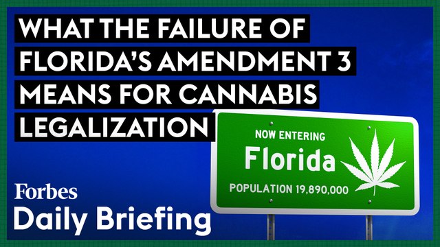 Here's What The Failure Of Florida’s Amendment 3 Means For Cannabis Legalization