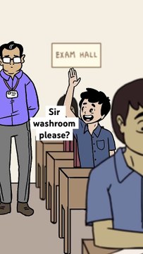 Exam की तैयारी 😎 #cbseboard #exam #indianschool #schoollife #schooldays #exampreparation #animated