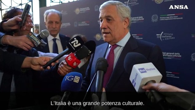 Stati generali, Tajani: Italia prima potenza culturale nel mondo