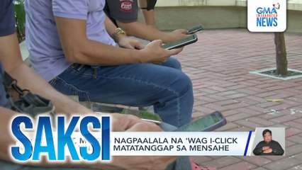 DICT, muling nagpaalala na 'wag i-click ang link na matatanggap sa mensahe | Saksi