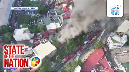 Hilera ng mga paupahang bahay sa Maynila, nasunog | SONA