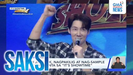 Choi Jin Hyuk, nagpakilig at nag-sample pa sa pagkanta sa "It's Showtime" | Saksi