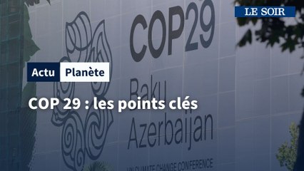 COP 29 : les points et questions clés