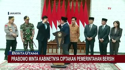 Kunjungan ke Luar Negeri, Presiden Prabowo Minta Kabinet Ciptakan Pemerintahan Bersih