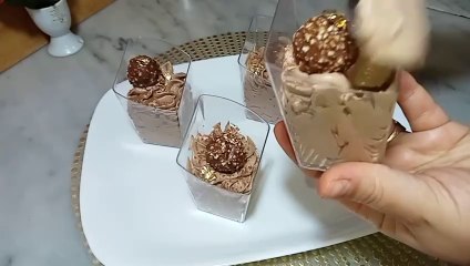 موس شوكولا🍫 توجد في 5د فقط ب 3 مكونات💥 بأسهل طريقة و البنة مضمووونة😋😋