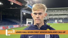 Lewis Hall given first senior England call-up