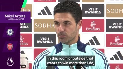 No one wants to win more than Arsenal's Arteta