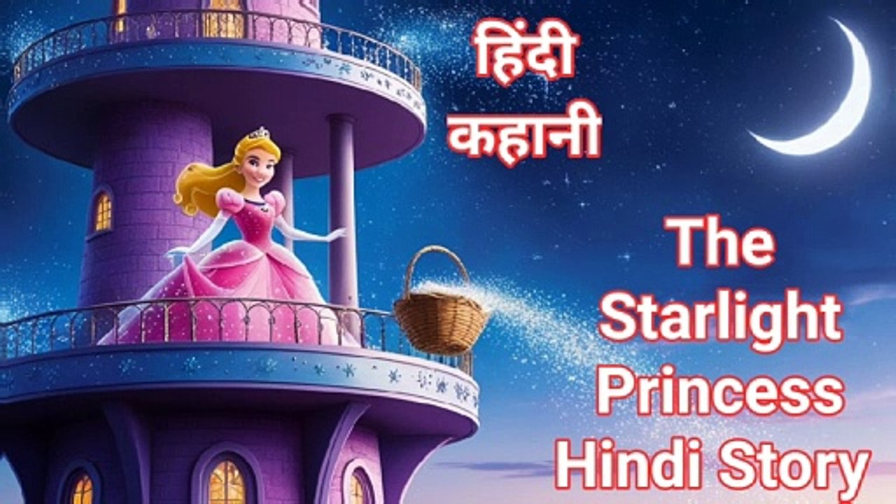 The Starlight Princess Hindi Story, Hindi Best stories, Very Nice Story , Bedtime Stories, ♥️🌝🌜👍🏻🌺🌸