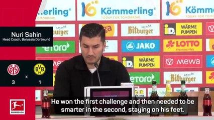 Emre Can should know better on red card challenge - Dortmund boss Sahin