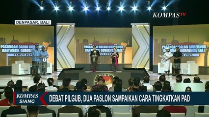 Debat Pilgub Bali, Made Muliawan Arya dan Wayan Koster Beradu Cara Tingkatkan Pendapatan Asli Daerah