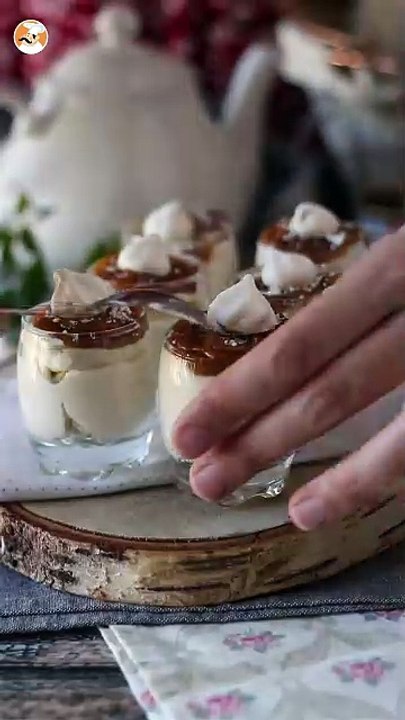 Verrines façon mont blanc à la crème de marron