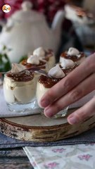 Vasitos estilo mont blanc con crema de castañas